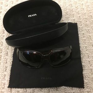 Prada sunglasses. Gently used. Turtle shell color.